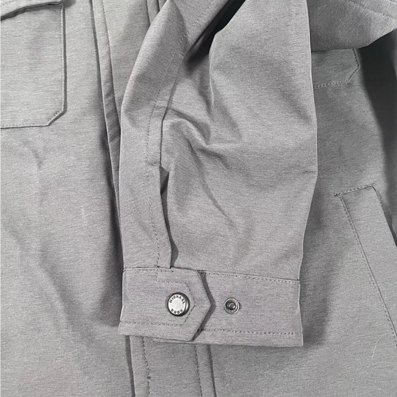 Michael Kors Mens Zip Up Jacket Size XL Dark Gray Pocket Extra Large - Picture 10 of 10